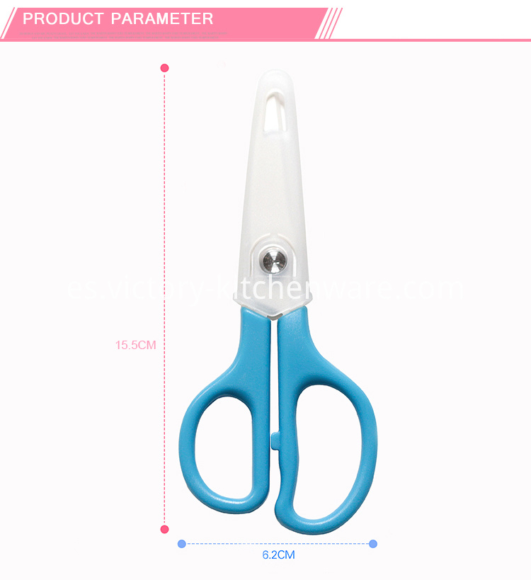 Tijeras de seguridad para alimentos para bebés Baby food safety scissors